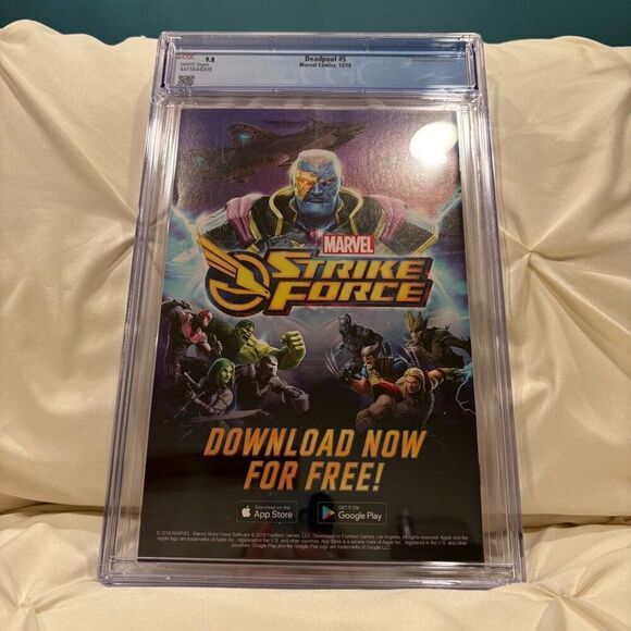 DEADPOOL Comic #5 9.8 CGC Slab Garbage Pail Kids Homage Skottie Young Marvel - Picture 5 of 5